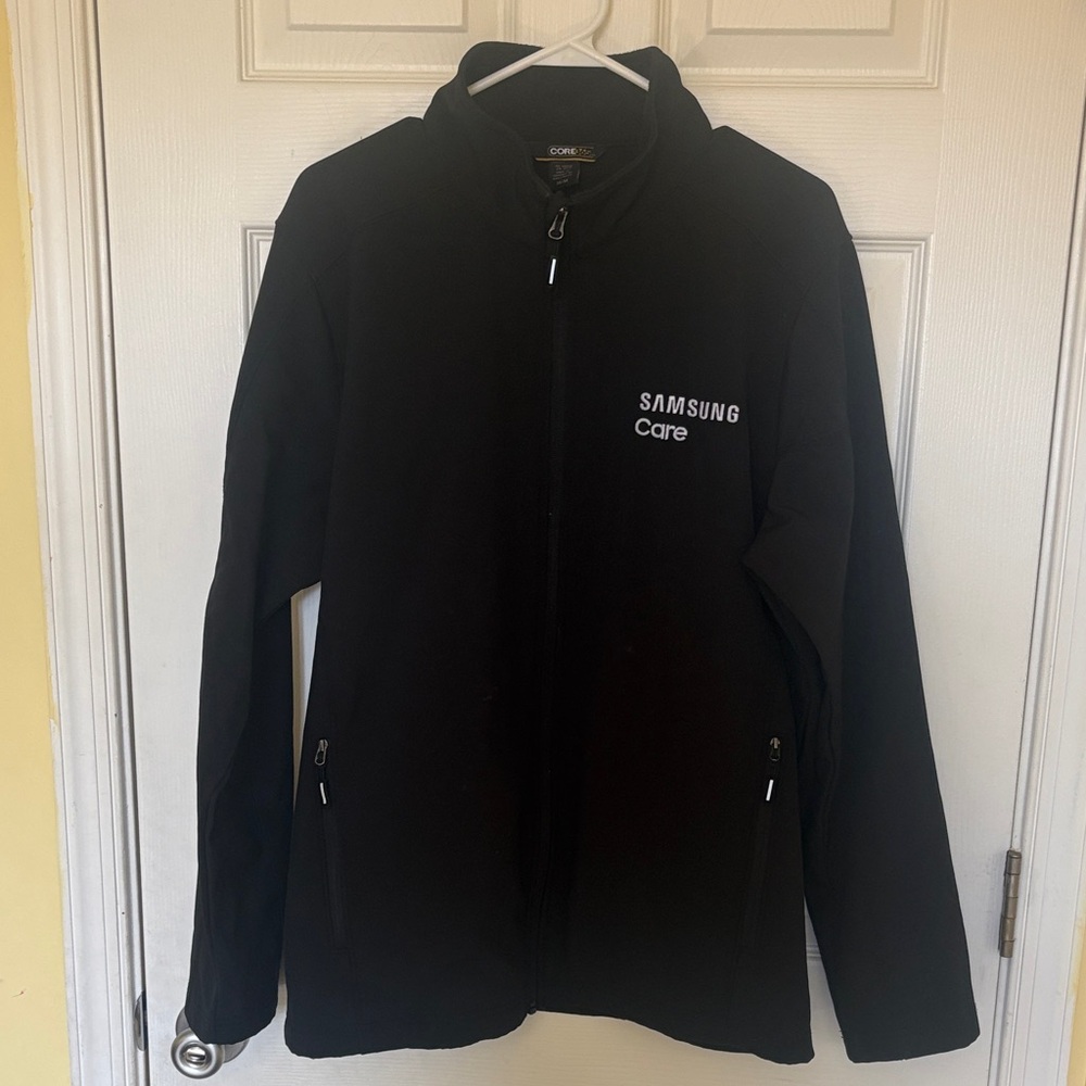 Samsung Black Softshell Jacket with Samsung Care Logo